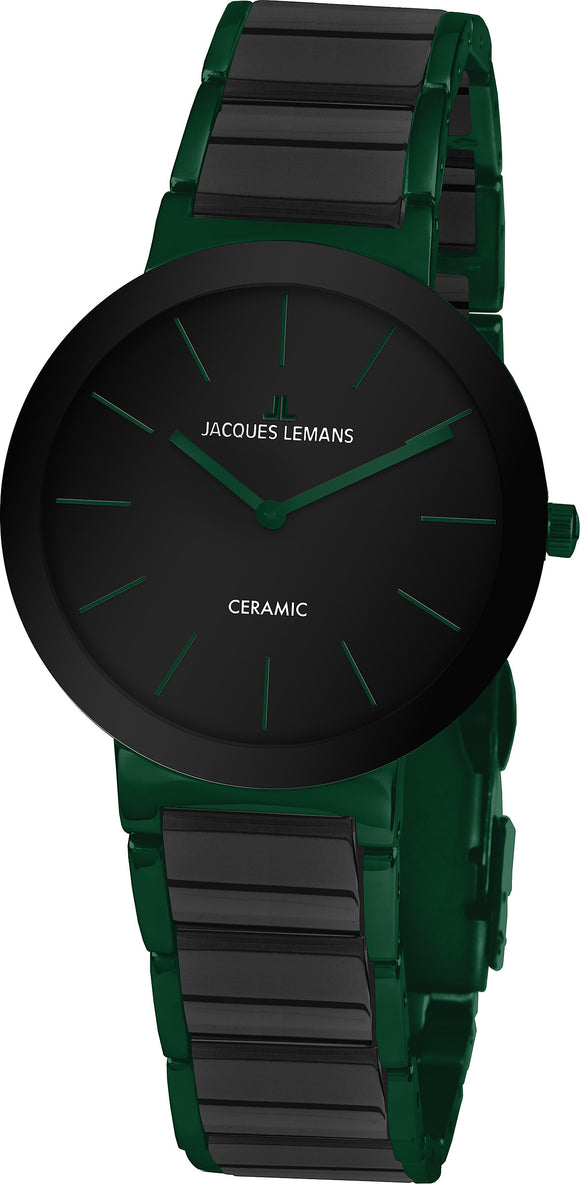 Jacques Lemans Monaco schwarz grün 42-8K