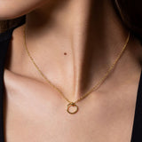 XENOX Halskette Silber vergoldet XS91476G