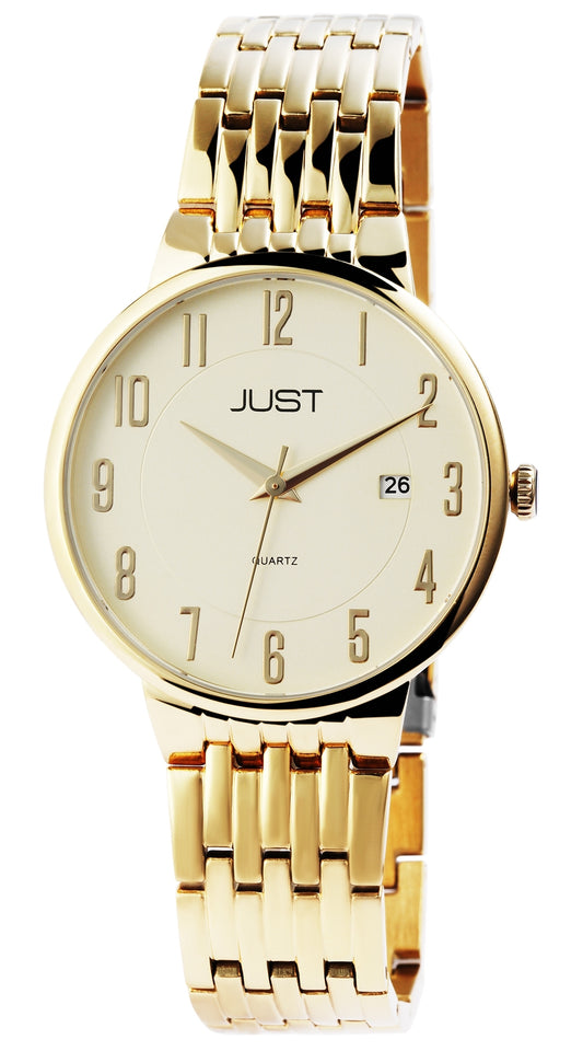 Just Herrenuhr vergoldet Metallband JU20166-003