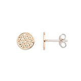 XENOX Ohrstecker Silber RH rosévergoldet Lebensblume XS2911R