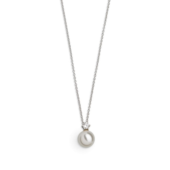 XENOX Halskette Silber Perle Zirkonia XS5260