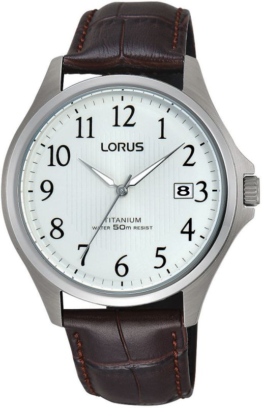 LORUS Titan Herrenuhr Lederband Klassik RS937CX9