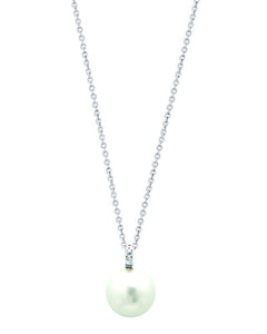 XENOX Halskette Silber Perle Zirkonia xs5195