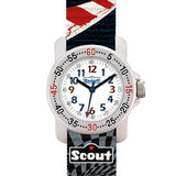 SCOUT Kinderuhr Rennwagen schwarz 280376008