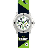 SCOUT Kinderuhr Fussball Grün/Schwarz 280393004