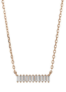 NORDAHL Halskette Agga Silber rosé Zirkonia 245 079-4