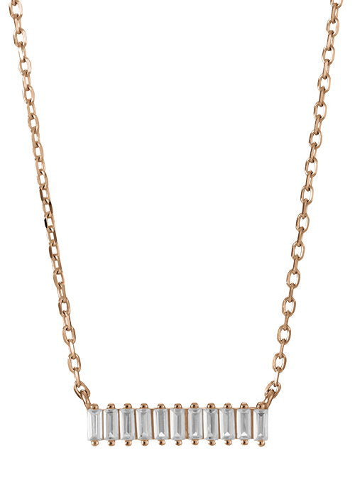 NORDAHL Halskette Agga Silber rosé Zirkonia 245 079-4