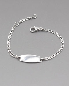 Kinderarmband, ID Armband, Gravurarmband Silber 14cm 46-1113 14