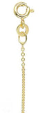 Goldkette Collierkette 42cm 333 Gold geeignet für Anhänger RA30/42
