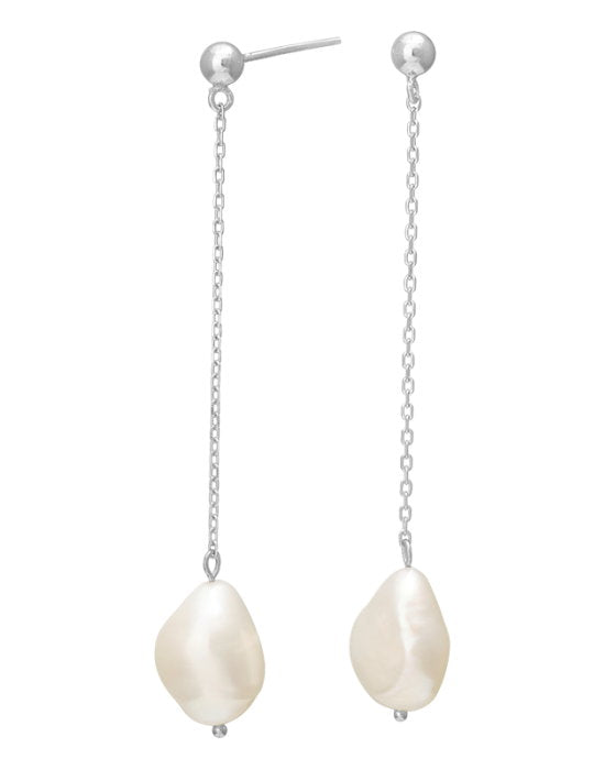 NORDAHL Ohrhänger BAROQUE Silber Perle 349 003