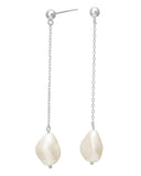 NORDAHL Ohrhänger BAROQUE Silber Perle 349 003