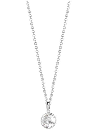 SILVER TRENDS Halskette Zirkonia ST795