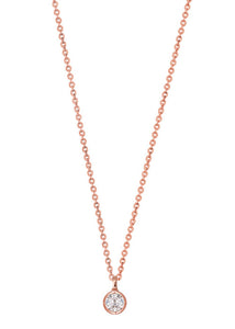 XENOX Halskette Silber rosé Zirkonia XS7283R