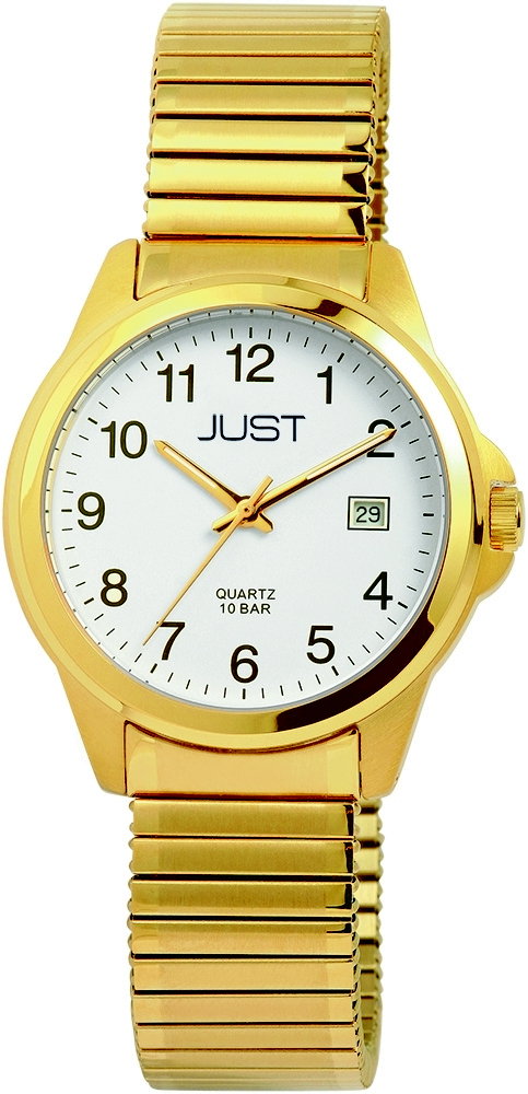 Just Herrenuhr Basic Flexband vergoldet 115549