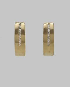 Creolen 333 Gold 8kt Zirkonia 33-6038