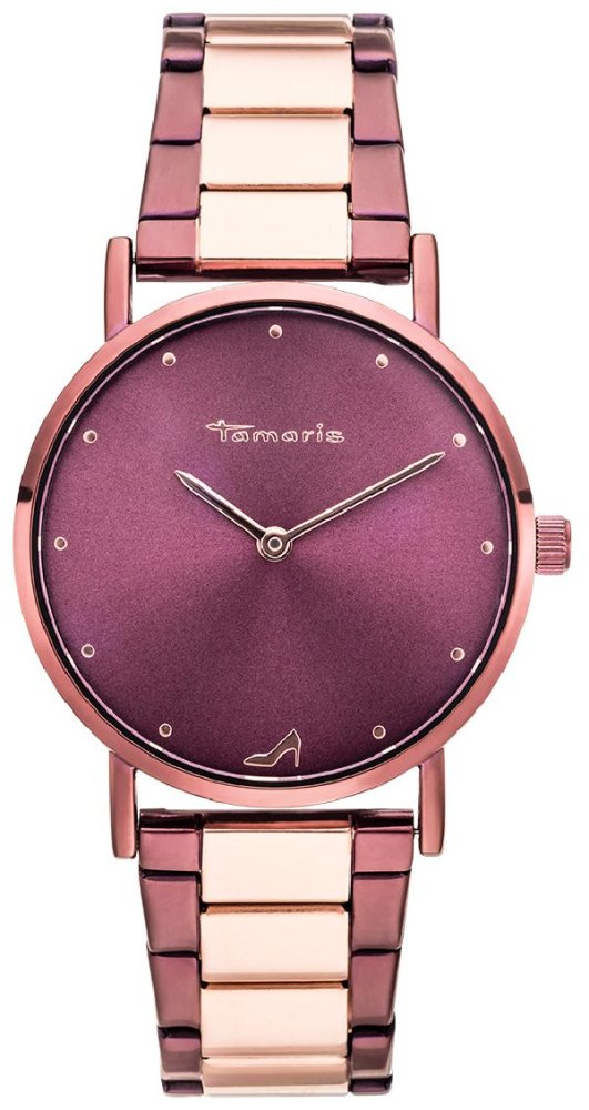TAMARIS Damenuhr Daniela coffee rosé TW316