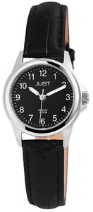 Just Damenuhr Basic Edelstahl Lederband 121492