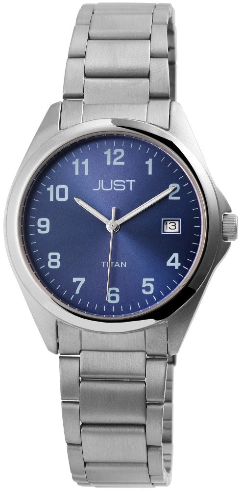 Just Herrenuhr Basic Titan ZB blau 121505