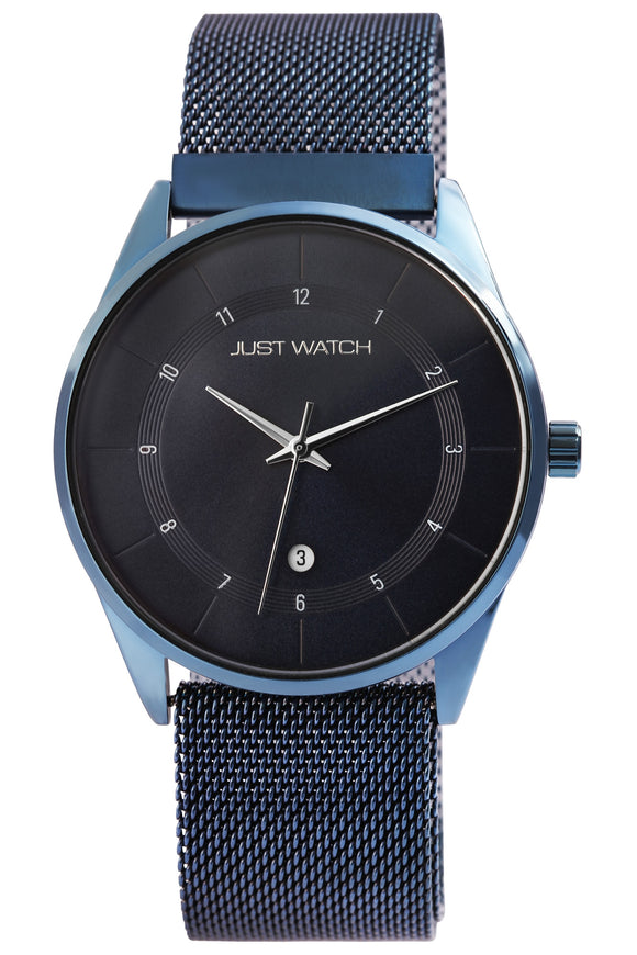 Just Watch Herrenuhr blau mit Metallband JW20142-004